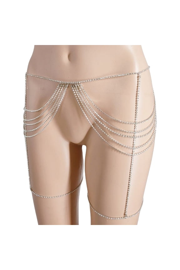 Waist Leg Chain Tassels Thigh Chain Garter Chain Stylish Night Club Body Jewelry
