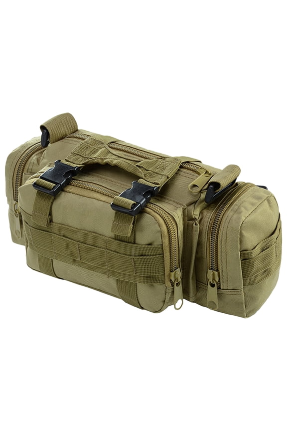 Waist Multi-functional Waist Pack Bike Front Handle Bag Fishing Tackle Sling Bag Photography Training Utility Shoulder Backpack