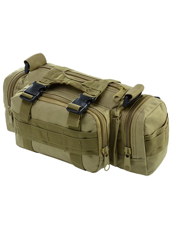 Waist Multi-functional Waist Pack Bike Front Handle Bag Fishing Tackle Sling Bag Photography Training Utility Shoulder Backpack