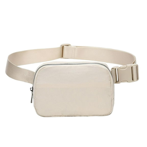 Waist Pack Bag Belt Bag Utility Belt Fanny Pack for Climbing Cycling Walking Khaki