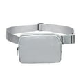 thumbnail image 1 of Waist Pack Bag Belt Bag Wallet Pouch Bums Bags Purse Utility Belt Chest Bag Tote Fanny Pack for Running Flashlight, Hiking, Fishing, Riding Light Grey, 1 of 8