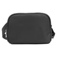 thumbnail image 1 of Waist Pack Bag Pouch Adjustable Belt Fanny Pack for Running Trekking Cycling Black, 1 of 7