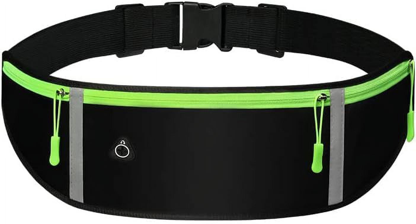 Waist Pack Bag Running Belt Reflective Runners Belt for Hiking Fitness ...