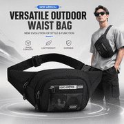 Waist Pack Bag for Men&Women, Hip Bum Bag with Adjustable Strap for Outdoors Workout Traveling Casual Running Hiking Cycling