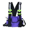 thumbnail image 1 of Waist Pack Chest Rig Bag Functional Radio Chest Harness Reflective Vest Hip Hop Pack Front Waist Pouch Chest Bag for Men Women, 1 of 4