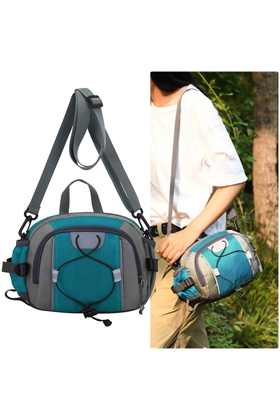 Waist Pack Travel Water Resistant Fanny Bag for Men Women Anti-Theft Nylon Belt Bag for Cycling Camping Climbing Hiking Trekking Running Hunting Fishing