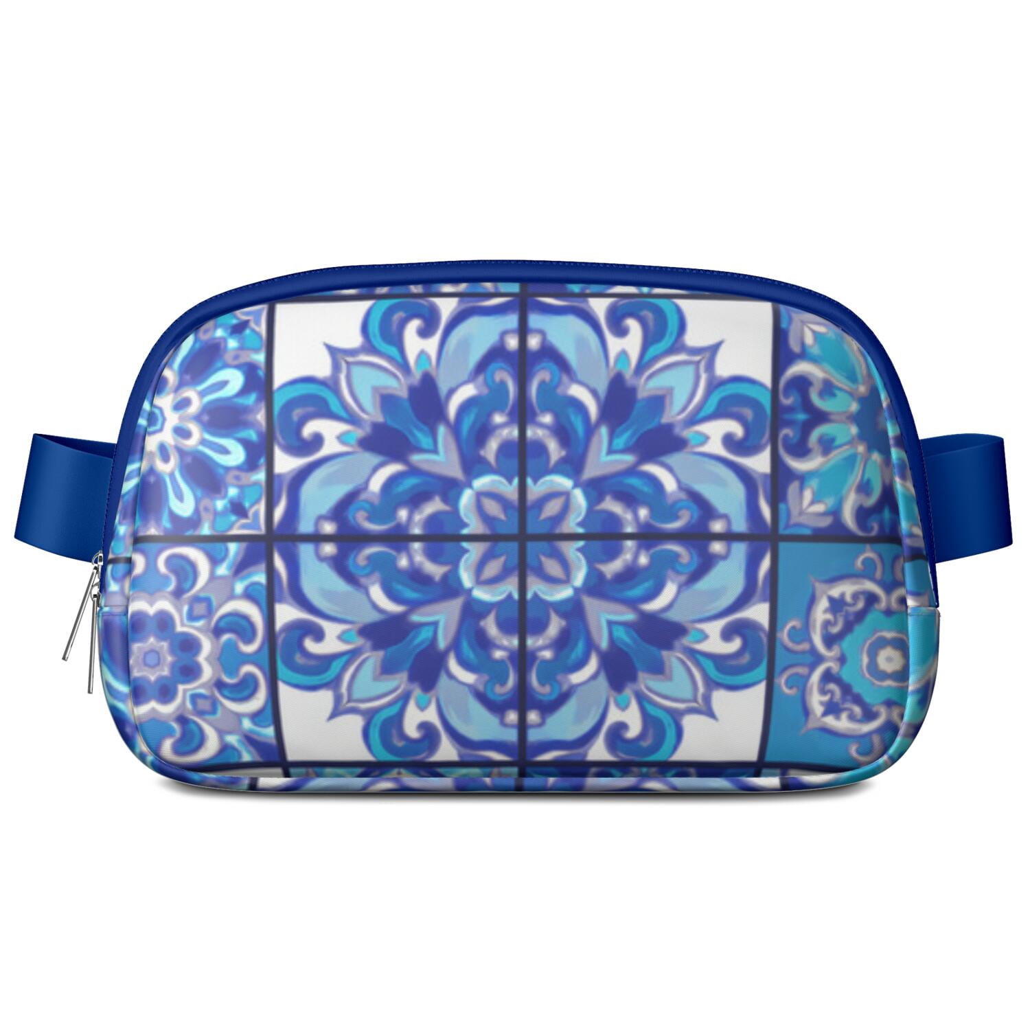 Waist Packs Bag Bohemian Tribal Waist Bag Running Belt Bag for Jogging for Women Casual Waist Packs with Adjustable Strap Waterproof Belt Bag for Daily Leisure Music Festival/Event
