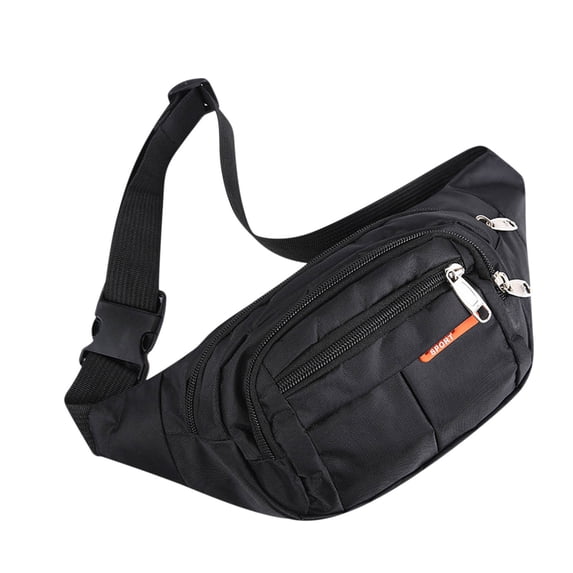 Waist Pouch for Men Canvas Sports Pouch with Zipper Closure Large Capacity Storage for Waist Chest or Crossbody Use 33 cm L cm H