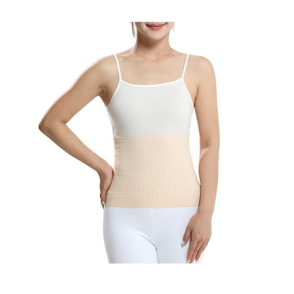 Waist Protector for Weight Loss Flouris Fiber Wormwood Body Shaping Waist Protector Tummy Control Sweat Workout Shaper for Women Abdominal Compression