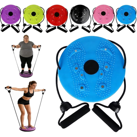 Waist Sculptor, 2026 Upgraded Waist Twister Machine - Adjustable 360° Rotation Twist Waist Machine with Ab Board for Core, Waist, Hip & Leg Workout, Home Pilates Core Trainer