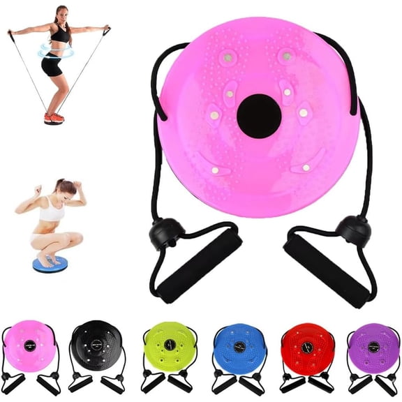 Waist Sculptor, Adjustable Twister Machine for Home Workout with Resistance Rope, 10-Minute Daily Workout for Abs Legs Buttocks Hip Exercise