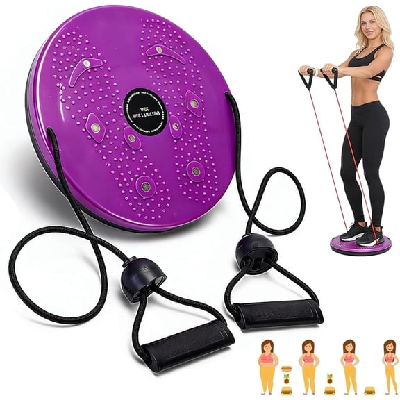 Waist Sculptor Twist, Waist Sculptor 3 Gifts, 2026 Upgraded Waist Twister Machine Exercise with Arm Bands and Foot Massage for Exercise, Legs, Buttocks, Hip Exercise