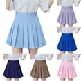thumbnail image 1 of Waist Skirt High Fashion Pleated Waist Women's Casual Slim Skirt Tennis Skirt Women's Denim Skirts L, 1 of 4