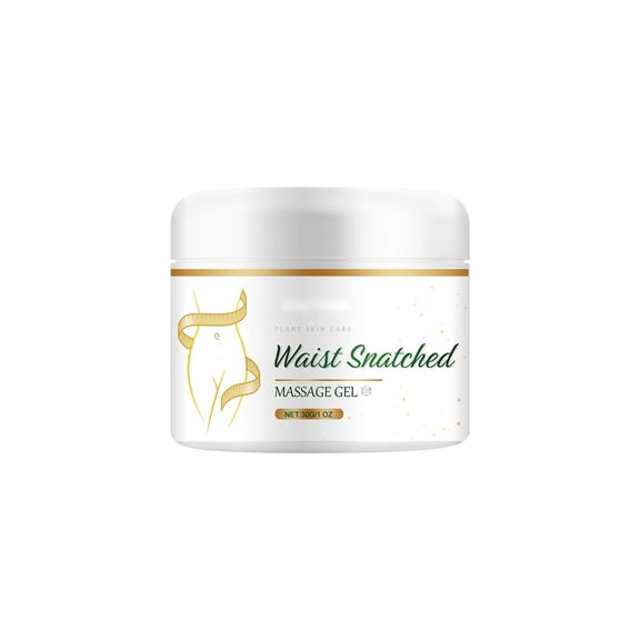 Waist Snatched Massage Gel, Activates Circulation, Enhances Metabolism, Promotes Waste Discharge, Moisturizes and Soothes Skin, Tightens Waist Area for a Refined Silhouette