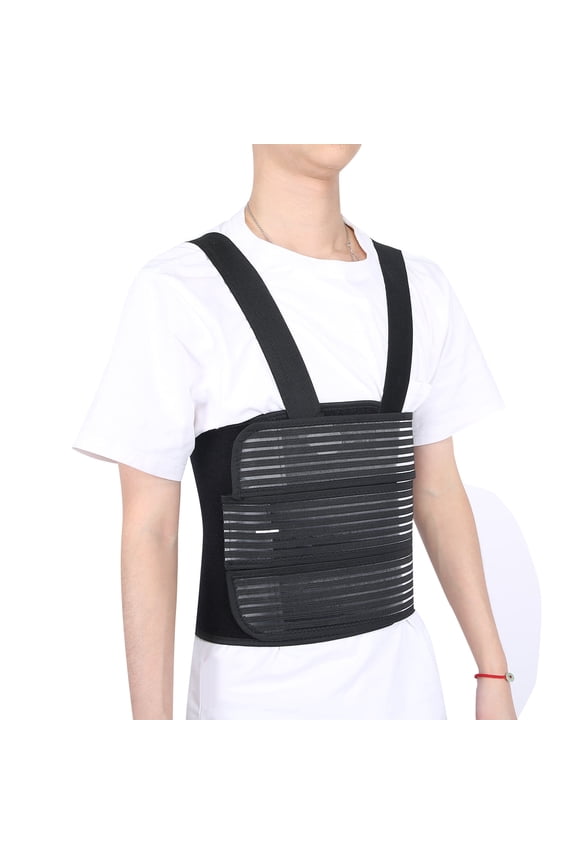 Waist Support Belt,Chest Support Belt Breathable Lumbar Protector Brace Adjustable Rib Fracture Strap,Lumbar Protector Belt