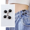 thumbnail image 1 of Cozival Adjustable Pant Waist Tightener - No-Sew Jean Clip for Instant Fit - Reusable Button Solution for Weight Loss Or Gap - Easy to Install, Invisible Under Clothing, 1 of 9