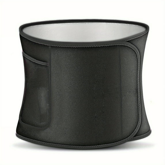 Waist Trainer Belt Men Women Body Building Corset Body Shaper Corsets Shapewear Belts Slimming Girdle Gym Workout Band (One Size,Black)