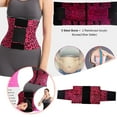 thumbnail image 1 of Waist Trainer Belt Triple Wrap Body Tummy Cincher Abdominal Trimmer For Women Men Fitness Workout, 1 of 8