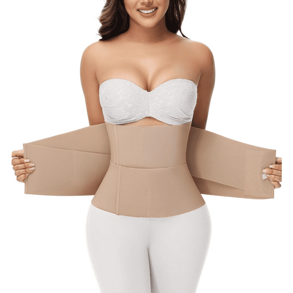 Waist Trainer Belt Cincher Trimmer Ab Belt Tummy Control Body Shaper with Triple Wrap Women and Men