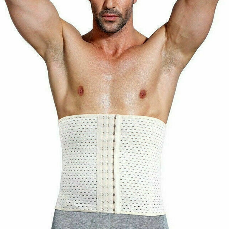 Waist Trainer Belt for Men Body Weight Loss Hot Sweat Fat Burning