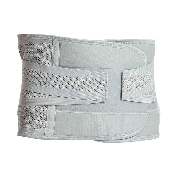 Waist Trainer Belt for Men & Women - Workout Fitness Trimmer with Back Support - Corset for Gym Training & Posture Correction