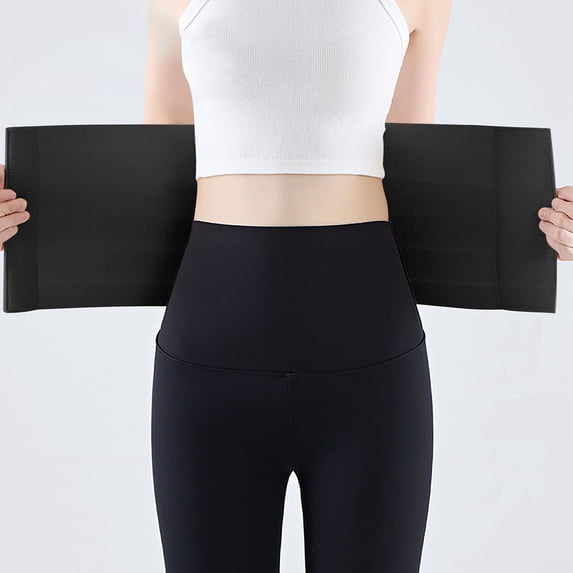 Waist Trainer Belt for Women - Breathable Waist Cincher - Abdominal Body Shaper Belt - Sport Girdle Black XL