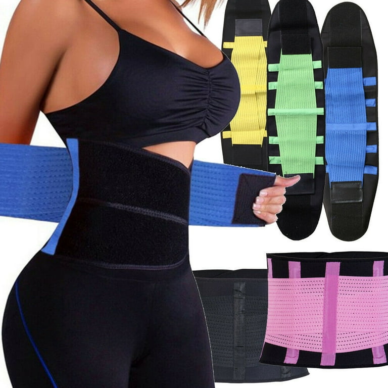 Waist Trainer Cincher Trimmer Sweat Belt Yoga Shapewear Gym Body