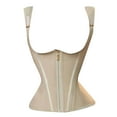 thumbnail image 1 of Waist Trainer Corset Body Shaping Vest with Zipper Buckle and Fishbone Support for Women, 1 of 4
