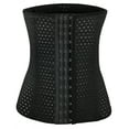 thumbnail image 1 of Waist Trainer Corset Breathable Waist Shaper Training Waist Cincher for Women Tummy Control, Black, L, 1 of 7