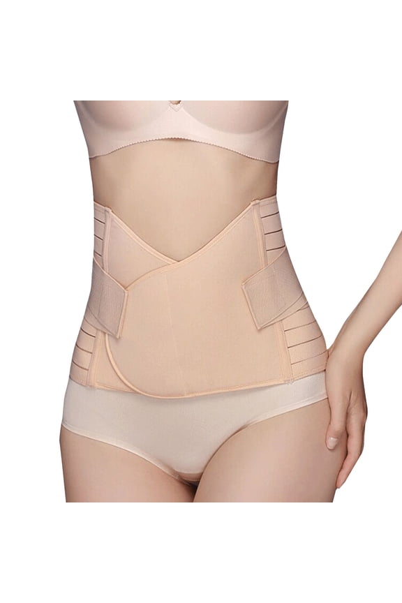 Waist Trainer Corset Shapewear Tummy Control Body Shaper Waist Cincher for Women Postpartum Belly Band Wrap