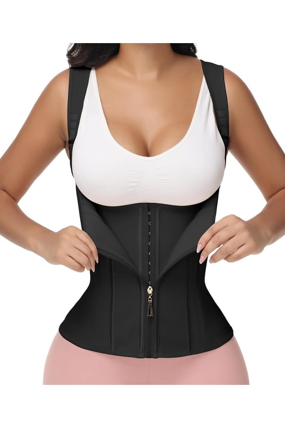 Waist Trainer Corset for Women Fajas Tummy Control Sport Girdle Hourglass Waist Cincher Body Shaper with Adjustable Strap