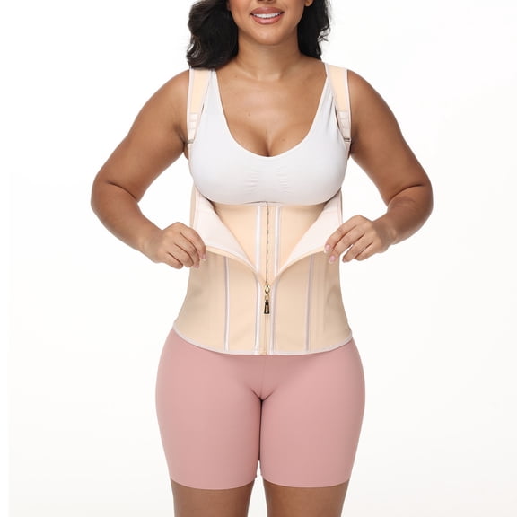 Waist Trainer Corset for Women Fajas Tummy Control Sport Girdle Hourglass Waist Cincher Body Shaper with Adjustable Strap
