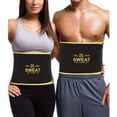 thumbnail image 1 of Waist Trainer Shaper, Neoprene Sweat Belt, Adjustable Caloric Burner, Sauna Band – Increased Core Stability, Metabolic Rate & Shedding Excess Water Weight,Men & Women, Kiwi-Rata, 1 of 5