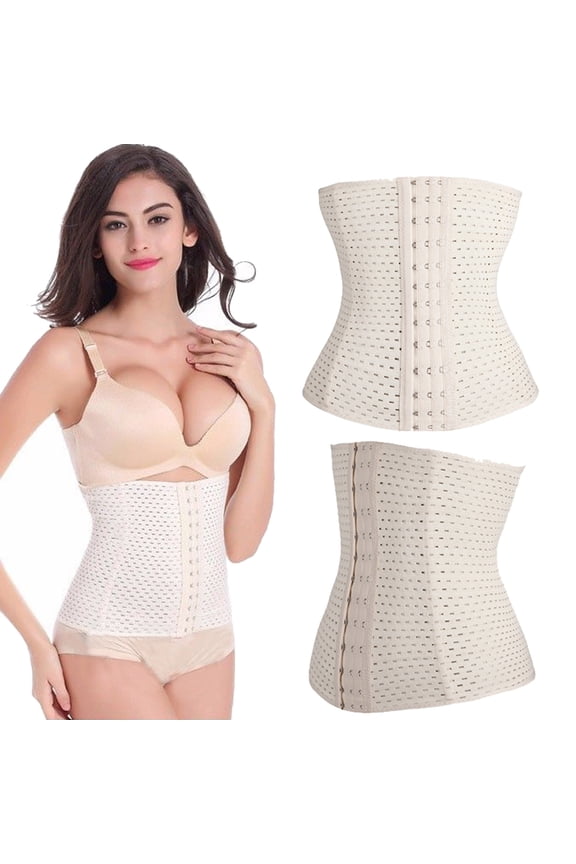 Waist Trainer Shapewear for Women Firm Tummy Control Body Slimming Waist Cincher, Kiwi-Rata