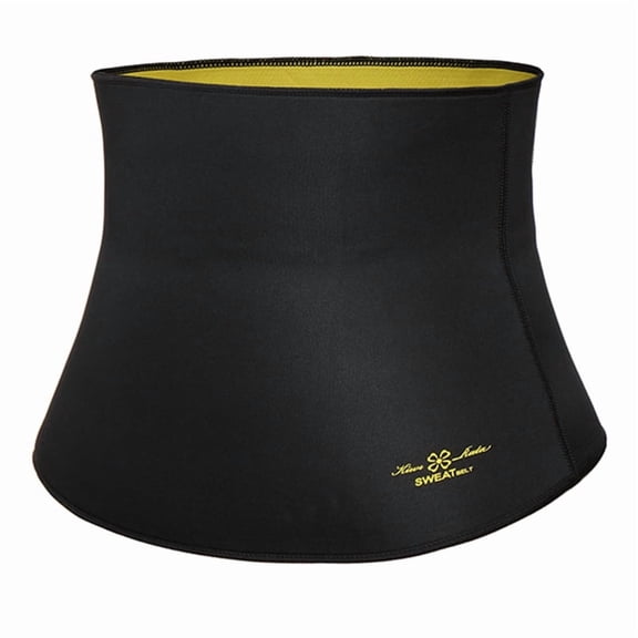 Waist Trainer Trimmer Sweat Belt Band for Men Lower Belly Fat Sauna Abs Shapers Slimming Workout Shapewear Girdle,XXL,black