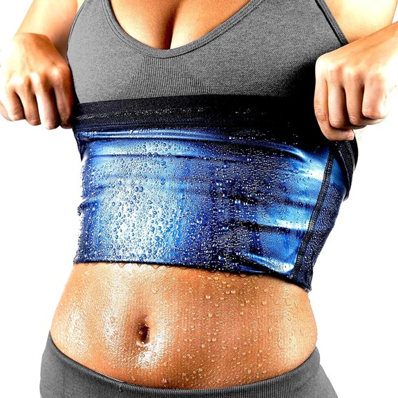 Waist Trainer Trimmer Sweat Belt Band for Women Lower Belly Fat Sauna Slimming Belt Suit Workout
