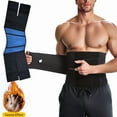 thumbnail image 1 of Waist Trainer for Men Sweat Band Trimmer Belt Fajas Tummy Control Sauna Band Workout Training Stomach Wrap, 1 of 7
