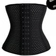 thumbnail image 1 of Waist Trainer for Women Corset Cincher Body Shaper Girdle Trimmer with Steel Bones Extender XS-6XL, 1 of 9