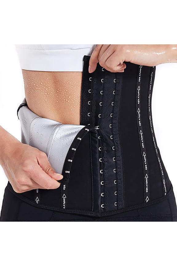 Waist Trainer for Women Corset Cincher Body Shaper Girdle Trimmer with Steel Bones Extender