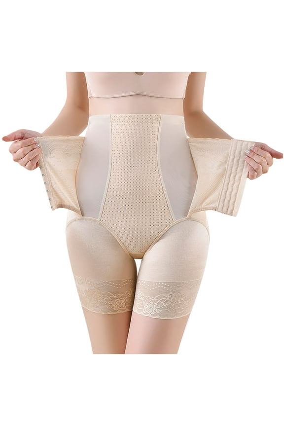 Waist Trainer for Women High Waist Panty Lace Butt Lifter Shapewear Slim Mid Thign Comfy Body Shaper Shorts
