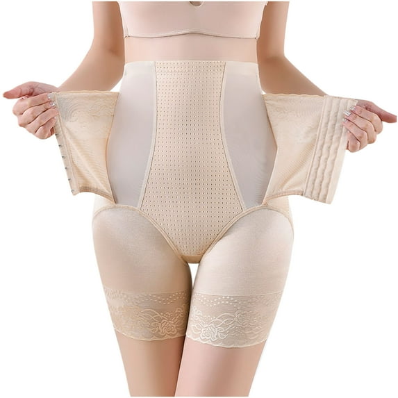 Waist Trainer for Women High Waist Tummy Control Panty Lace Butt Lifter Shapewear Slim Mid Thign Comfy Body Shaper Shorts