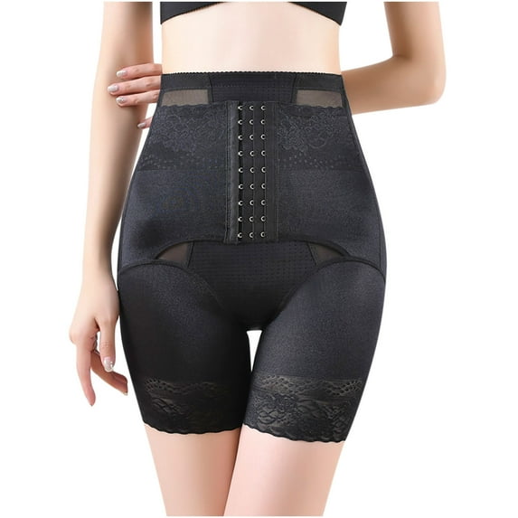 Waist Trainer for Women High Waist Tummy Control Panty Lace Butt Lifter Shapewear Slim Mid Thign Comfy Body Shaper Shorts