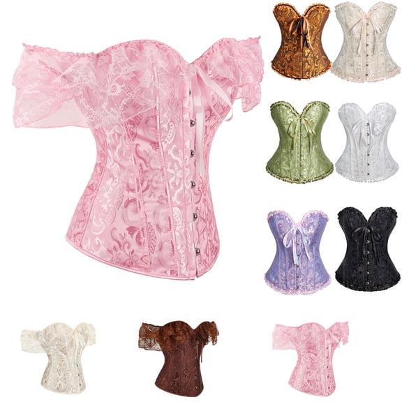 Waist Trainer for Women Latex Underbust Waist Cincher Corset Sport Girdle Hourglass Body Shaper,Pink,L