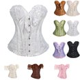 thumbnail image 1 of Waist Trainer for Women Latex Underbust Waist Cincher Corset Sport Girdle Hourglass Body Shaper,White,XXXXXL, 1 of 3