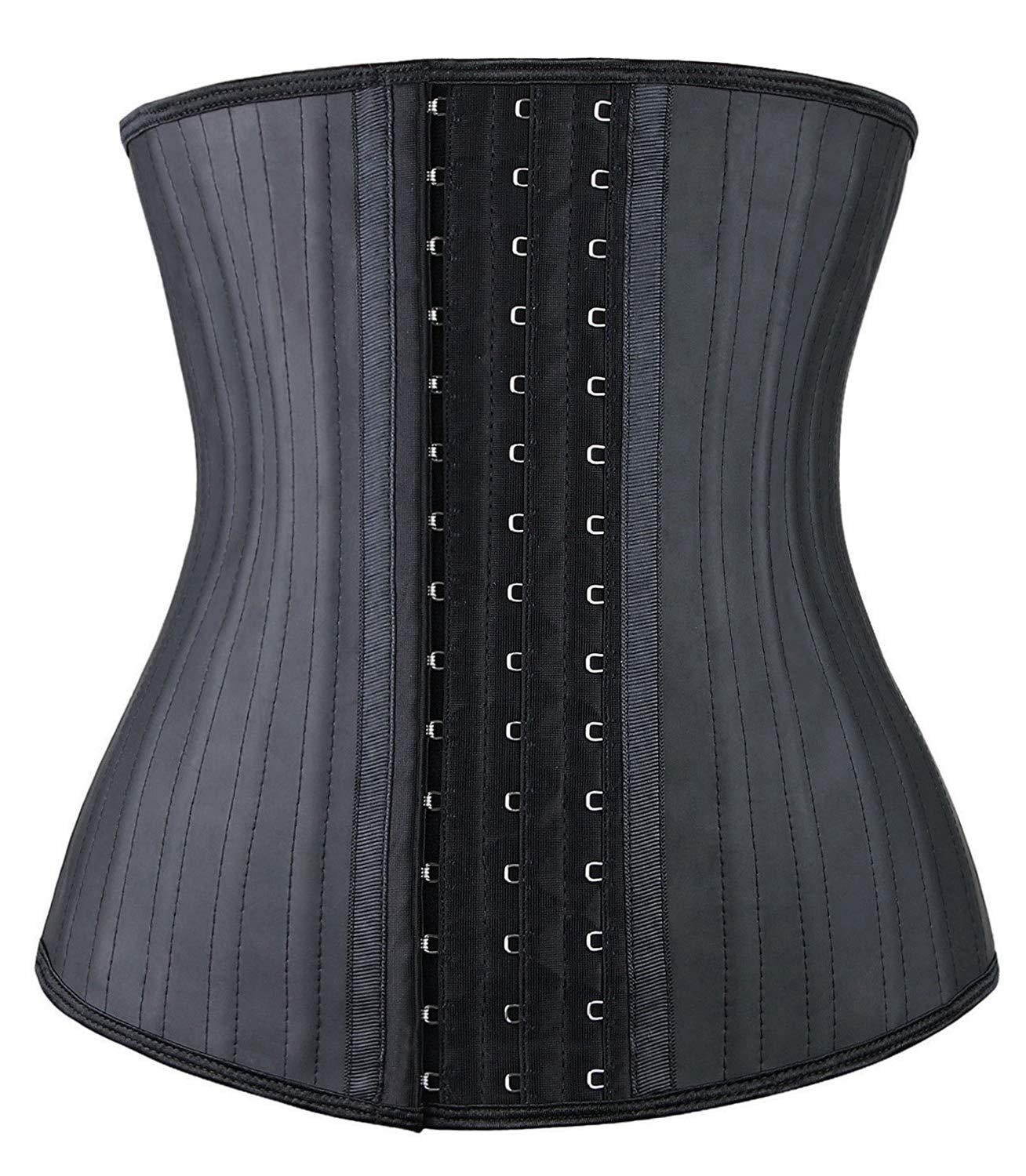 Waist Trainer for Women Latex Underbust Waist Cincher Corset Sport Girdle Hourglass Body Shaper