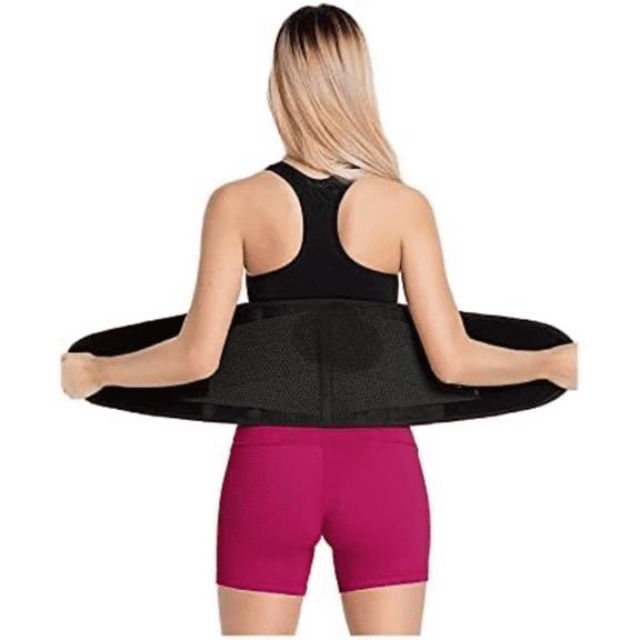 Waist Trainer for Women: Premium Waist Trimmer, Sweat Belt While Working Out, Postpartum Support Belly Band Black$$Sport & Recreation Other