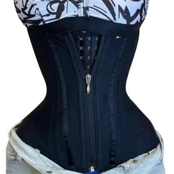 Waist Trainer for Women Sports Girdle Waist with Zipper Body Shaper for Tummy Control Body Building Belly Slimming