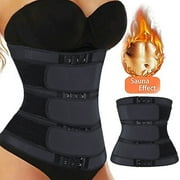 CTREELA Waist Trainer for Women Sweat Band Weight Loss Corset Trimmer Belt Body Shaper Everyday Workout Body Shaper