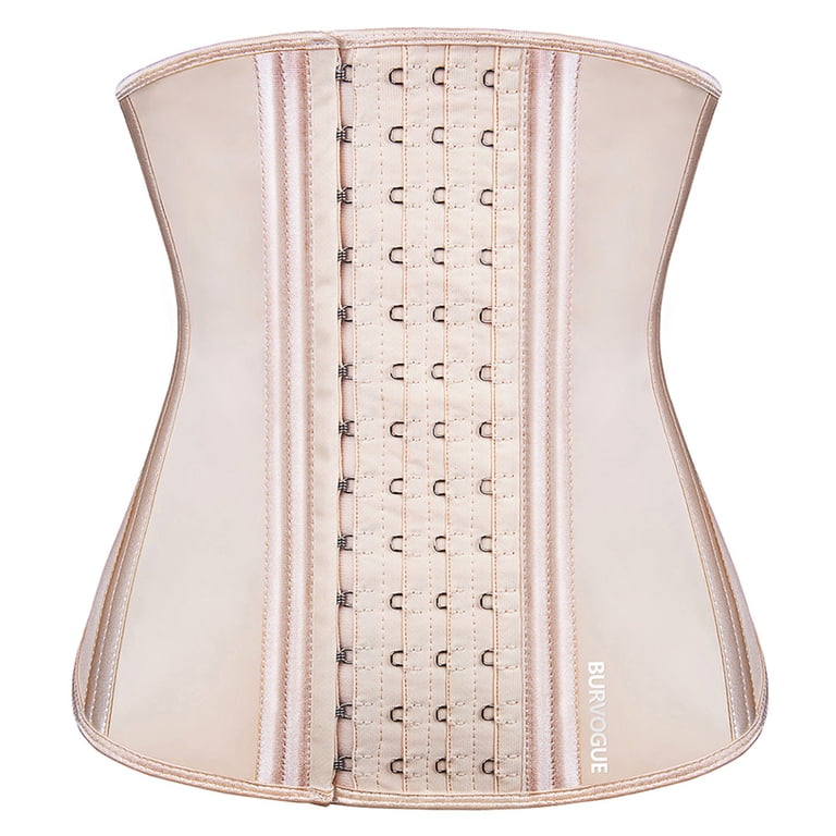 Burvogue Waist Trainer for Women, Belly Trimmer Belt, Latex 