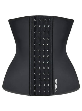 MISS MOLY Latex Waist Cincher Waist Trainer Trimmer Long Torso with 3 Hook  Rows Corset Shapewear For Women, Style CY9843
